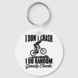 Funny Mountain Biking Mtb Bike Racing Mountain Bik Key Ring