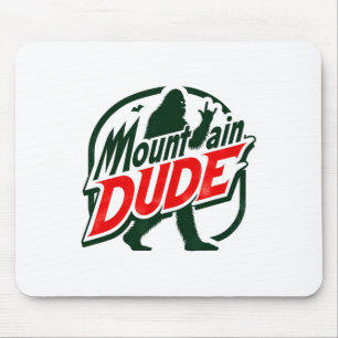 Funny Mountain Dude Bigfoot Sasquatch Hiking Gift  Mouse Pad