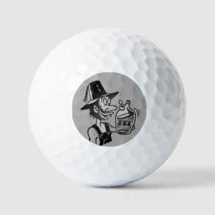 Funny Mountain Man 🏔️ Comical Hillbilly Golf Balls