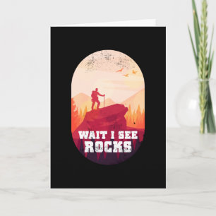 Funny Mountain Rocks Geology hiking Gift Card