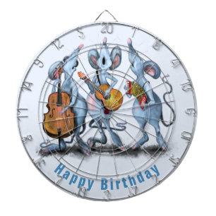 Funny Mouse Birthday Dart Board