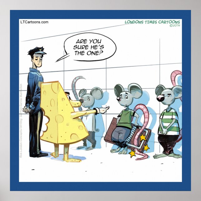 Funny Mouse Crimes Rick London Poster (Front)