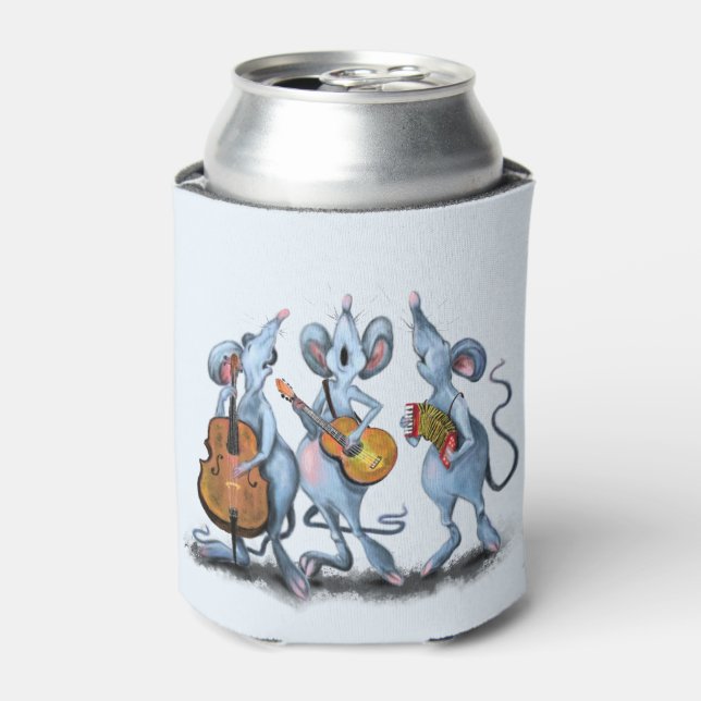 Funny Mouse Musical Band Can Cooler (Can Front)