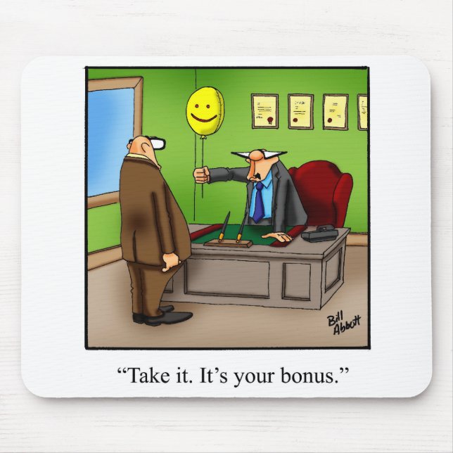 Funny Mouse Pad Office Gift (Front)