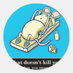 Funny Mouse Product Classic Round Sticker