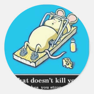 Funny Mouse Product Classic Round Sticker