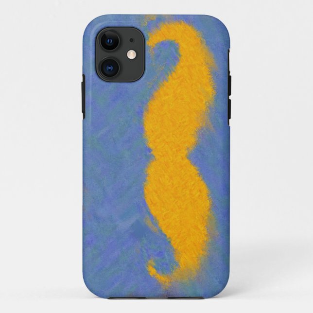 Funny Moustache Abstract Painting 4 Case-Mate iPhone Case (Back)