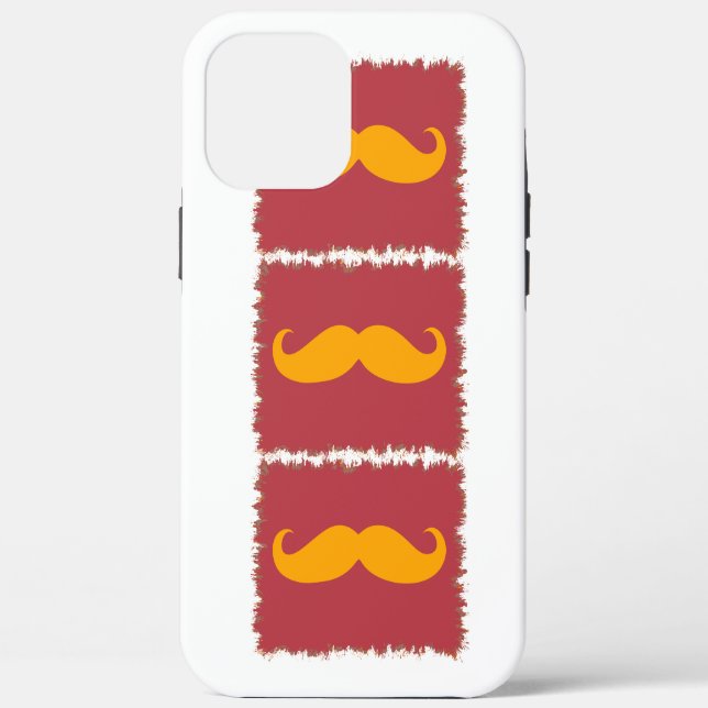 Funny Moustache Case-Mate iPhone Case (Back)