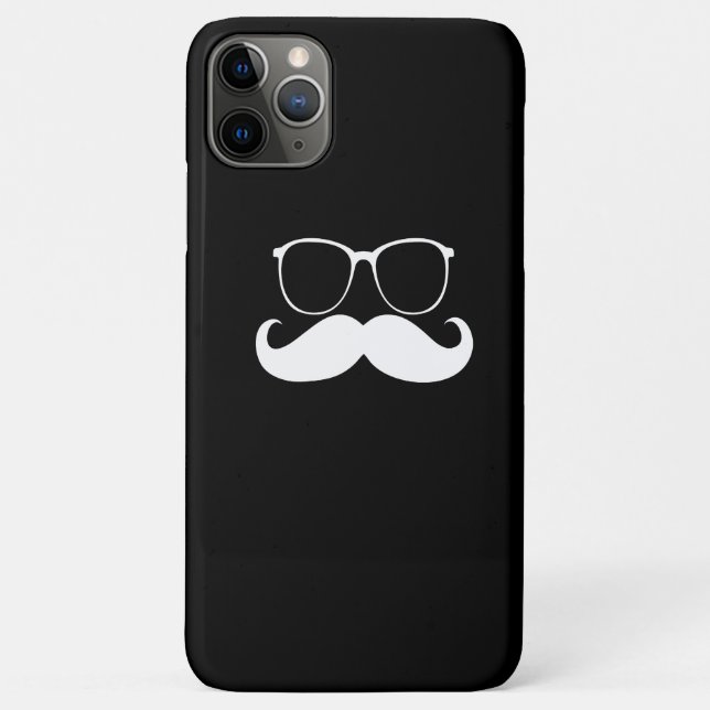 Funny  Moustache Glasses Case-Mate iPhone Case (Back)