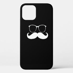 Funny  Moustache Glasses iPhone 12 Pro Case
