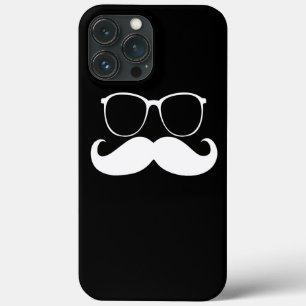 Funny Moustache Glasses iPhone 13 Pro Max Case