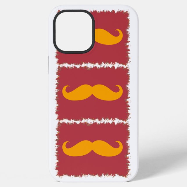 Funny Moustache iPhone Case (Back)