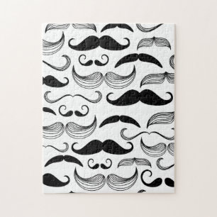 Funny Moustache Jigsaw Puzzle