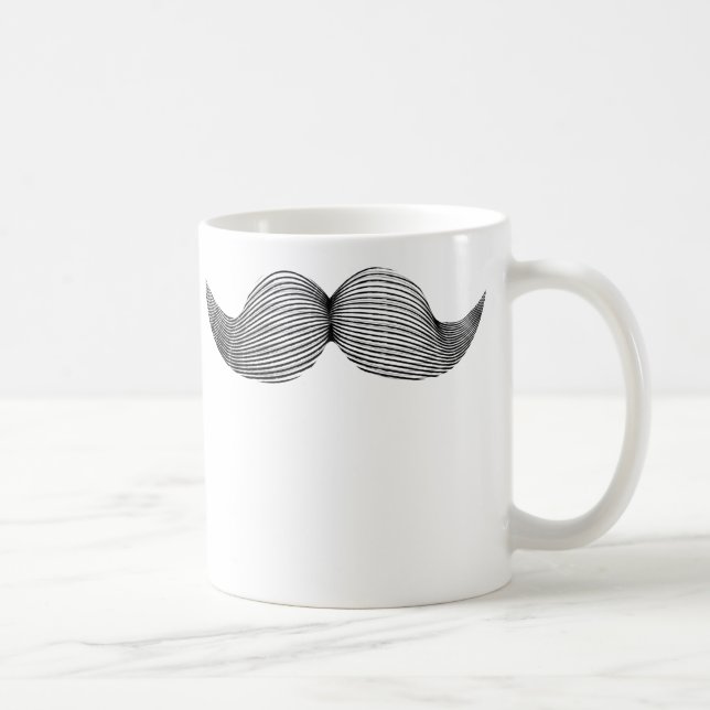 Funny Moustache Mug (Right)
