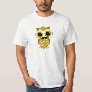 funny moustache owl T-Shirt