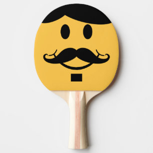 Funny Moustache Ping Pong Bat Ping Pong Paddle
