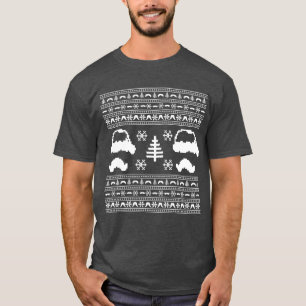 Funny Moustache Ugly Cristmas Sweater
