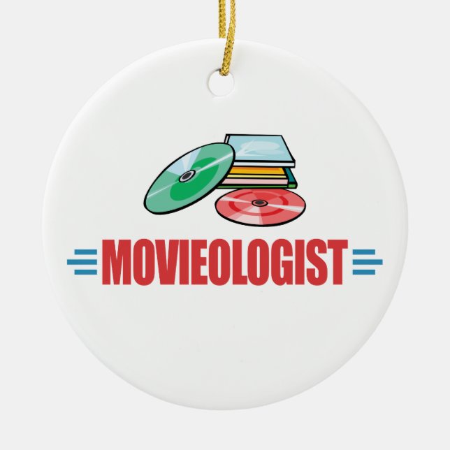 Funny Movie Ceramic Ornament (Front)