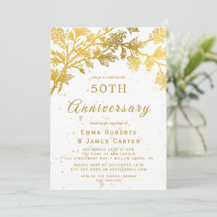 Funny Mr & Mrs 50th Anniversary Invitation