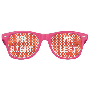 Funny Mr Right Party Sunglasses