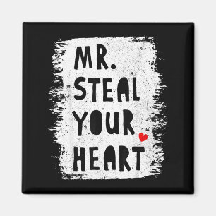 Funny mr steal heart boys kids toddlers valentines magnet