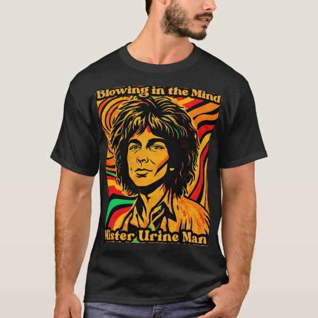 Funny Mr Urin Man T-Shirt | Quirky Graphic Tee (Front)