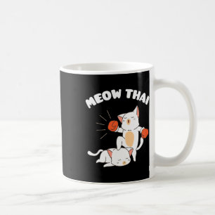 Funny Muay Thai Cats Thai Boxing Fighter Gift Coffee Mug