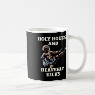Funny Muay Thai Lord Jesus Thai Boxing Kickboxing  Coffee Mug