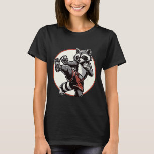 Funny Muay Thai Racoon Thai Boxing Martial Arts T-Shirt