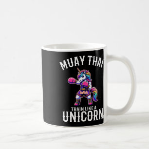 Funny Muay Thai Unicorn - Kickboxing And Unicorn T Coffee Mug