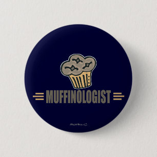 Funny Muffin 6 Cm Round Badge
