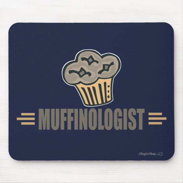 Funny Muffin Mouse Pad (Front)