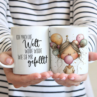 Funny Mug for Girls in German