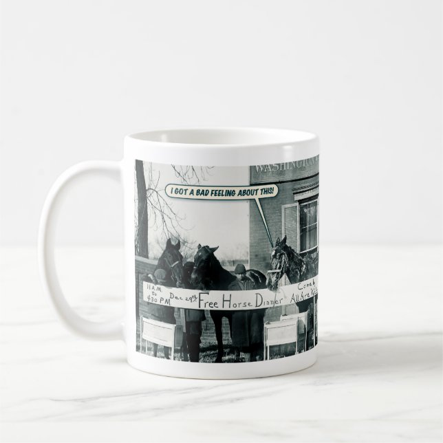 Funny Mug - Horse Dinner (Left)