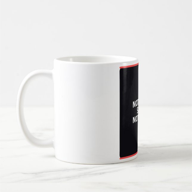 Funny Mug - Not Today Satan Sarcastic Christian... (Left)