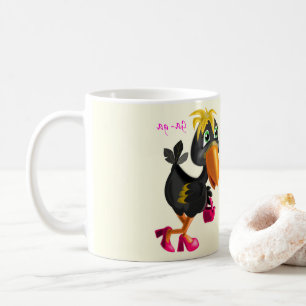 Funny Mug with Modern Bird