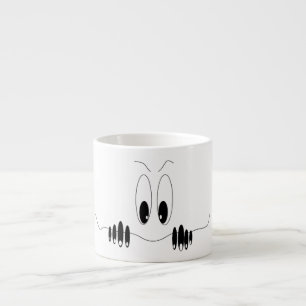 Funny Mug with Playful Eyes - Espresso Cup