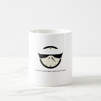 funny mugs about time travel, coffee humor