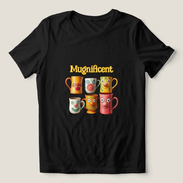 Funny mugs  Tri-Blend shirt (Design Front)