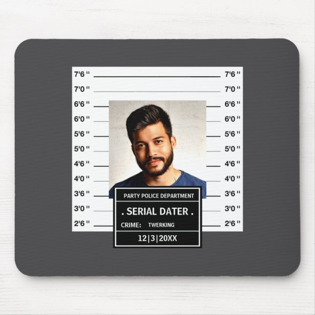 Funny Mugshot Ster  Mouse Pad (Front)