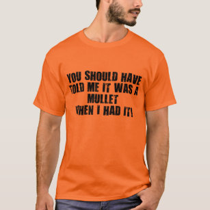 Funny Mullet T-Shirts \u0026 Shirt Designs 
