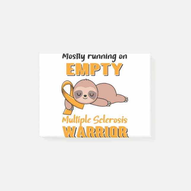 Funny Multiple Sclerosis Awareness Gifts Post-it Notes (Front)