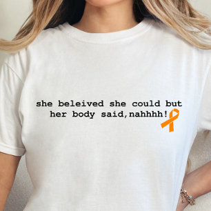 Funny Multiple Sclerosis Shirt, Sarcastic MS Warri Tri-Blend Shirt