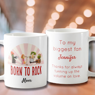 Funny Mum Birthday Gift – Cool Veggie Rock Lover Coffee Mug