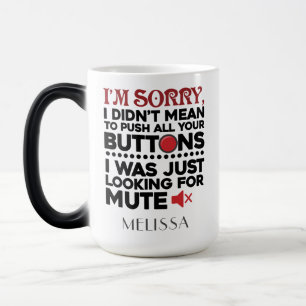 Funny Mum Birthday Personalised Gag Magic Mug
