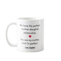 Funny Mum Daughter Mug Perfect Mothers Day Gift