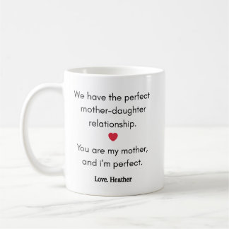 Funny Mum Daughter Mug Perfect Mothers Day Gift
