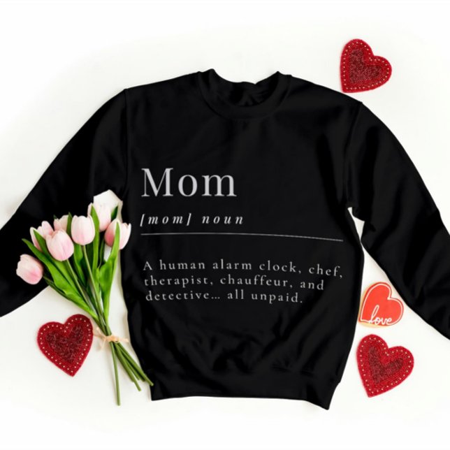Funny Mum Definition Shirt – Unpaid Superhero (Creator Uploaded)