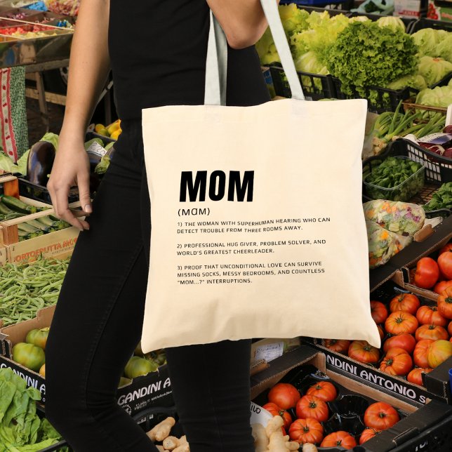 Funny Mum Definition Tote Bag (Creator Uploaded)