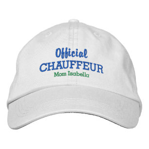 Funny Mum Hat Official Chauffeur Custom Name
